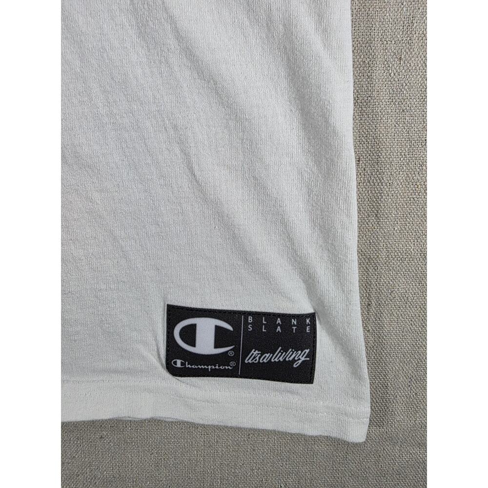 Champion The Way Up Graphic T-Shirt Men's Small White Short Sleeve Crew Neck - Picture 3 of 9